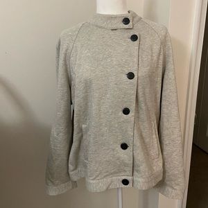 Grey Jersey Bomber Jacket